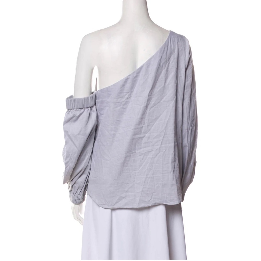 Milly Asymmetrical one shoulder blouse size 8